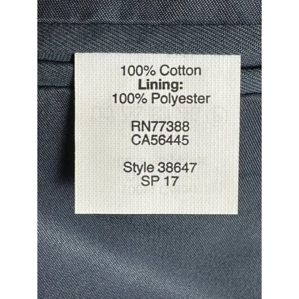 NWT J. Crew Mens Thompson Suit‎ Jacket in Blue 38647 Size 38R